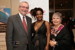 Marie-Josee Lord with sponsors for Concert Contre le Cancer (ICM)