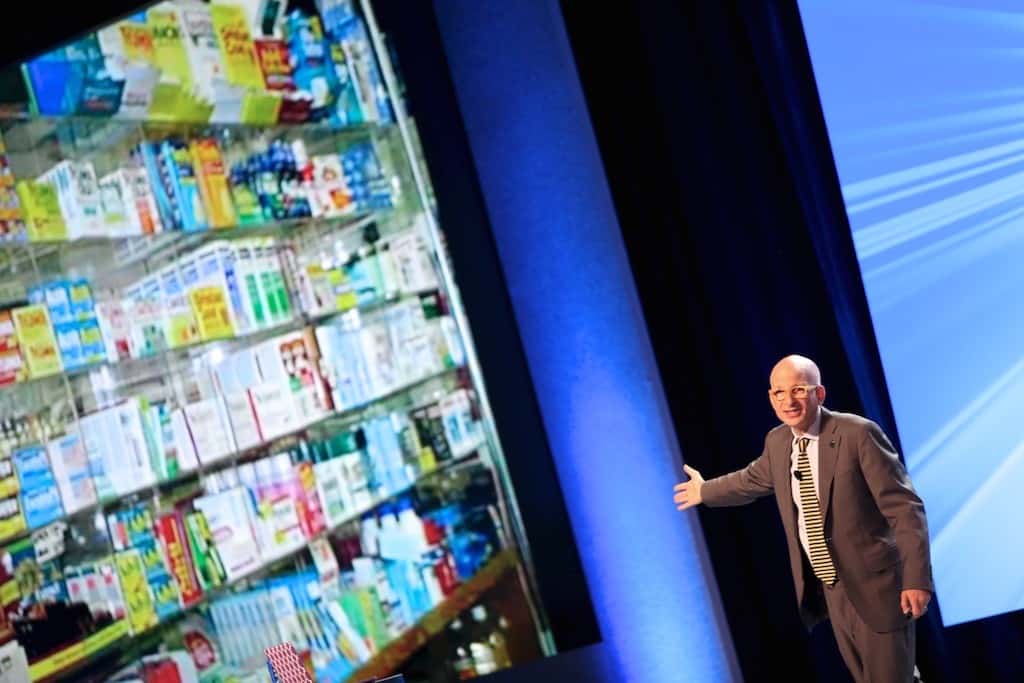 Seth Godin presenting at the Cisco Partner Summit 2015 in Montreal