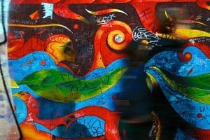 Ghostpeople of Berlin's East Side Gallery