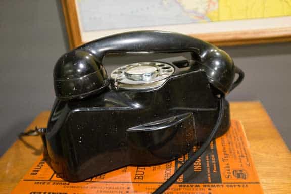 old rotary phone