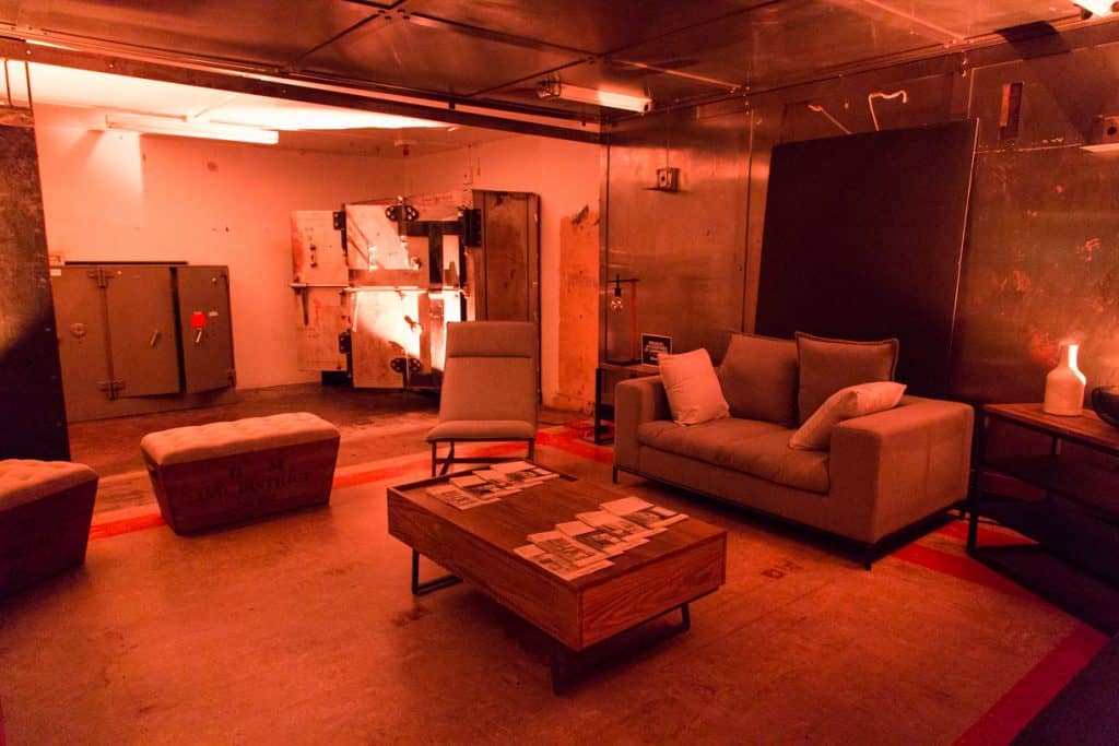 Inside the vault