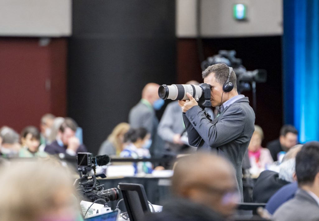 Julian Haber at COP15 UN Biodiversity Conference by eva blue 12 Julian Haber- Conference photographer