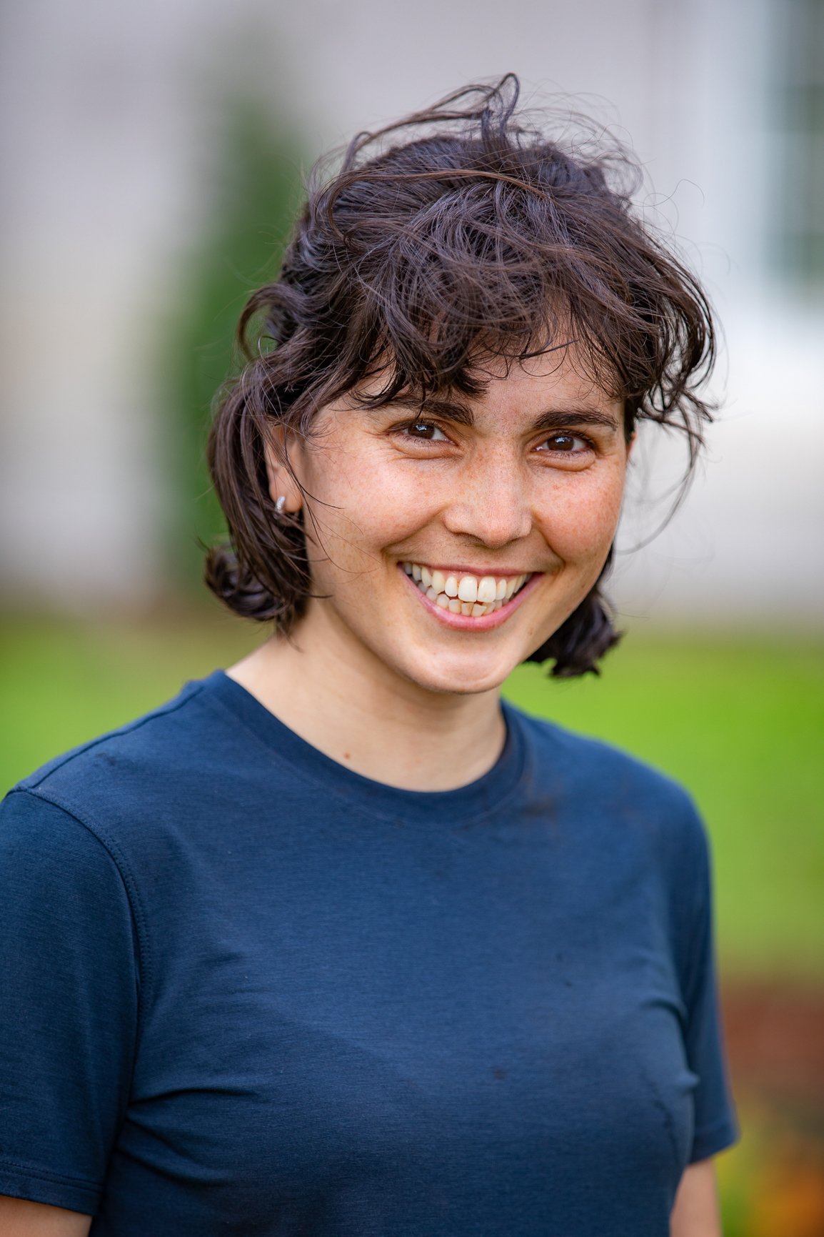 CREDIT Julian Haber-094A8709-20210724 Journalistic style portrait of one of the organizers taken during a garden planting event at Concordia University