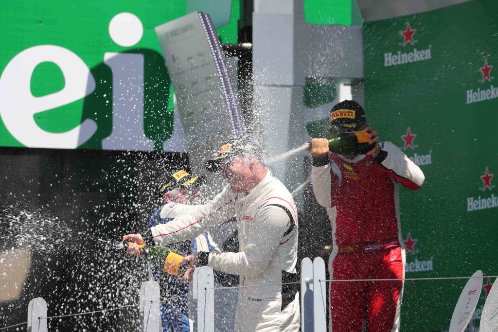 CREDIT Julian Haber-20180610-20180610-A03I6289 Champagne shower at the Grand Prix