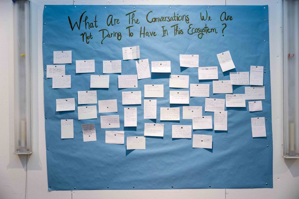 CREDIT Julian Haber-20240910-602A6231 Feedback gathering billboard with index cards